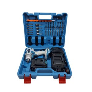 آچار بکس شارژی صنعتی باس مدل 288vf کد 2 درایو 1_2 اینچ مجموعه 30 عددی
